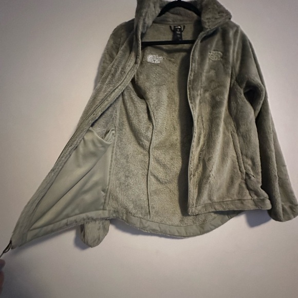 North Face Osito jade green jacket, faux fur Small - Picture 6 of 6